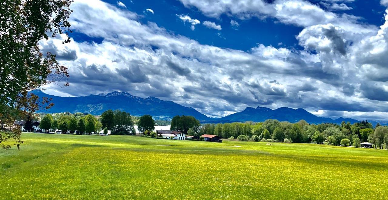 Ferienwohnung Chiemseealpenblick Breitbrunn am Chiemsee Kültér fotó